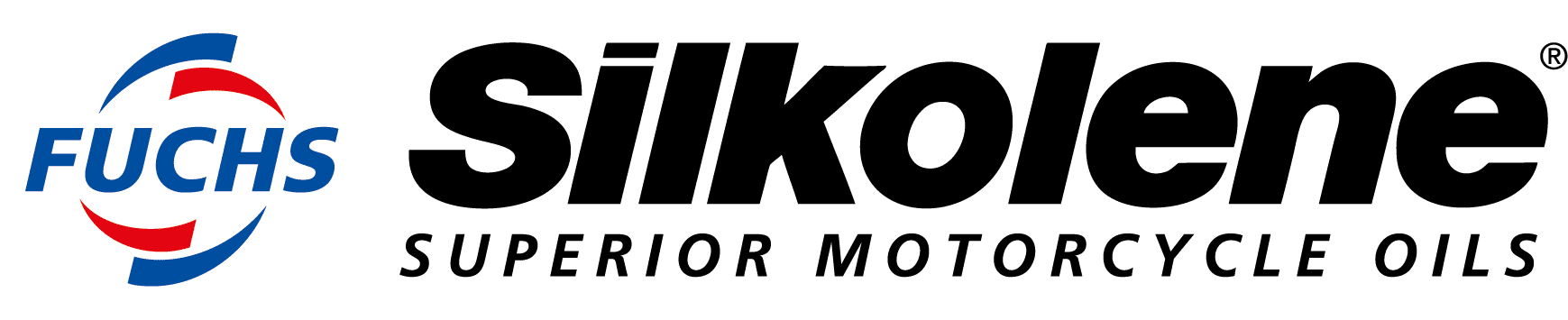 Fuchs Silkolene logo that reads 'superior motorcycle oils'