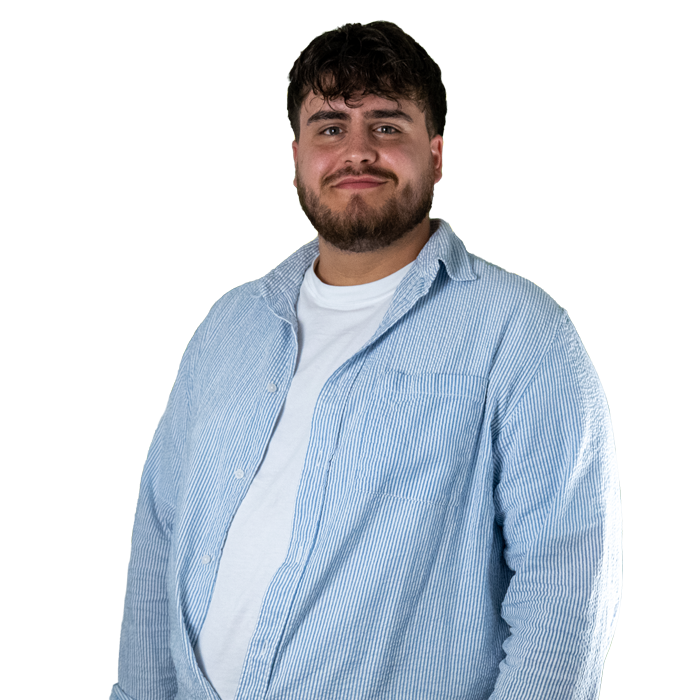 Jack Podmore smiling at the camera