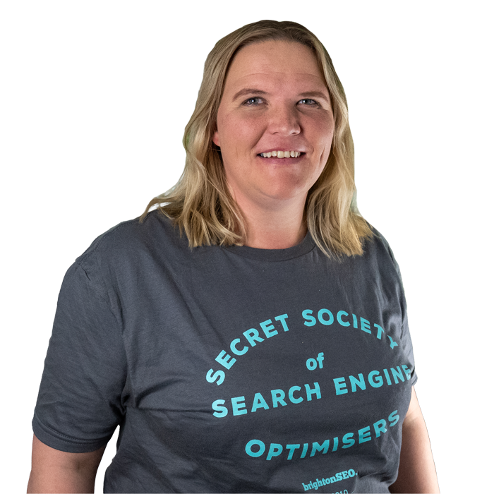 Sara Whitehouse smiling at the camera